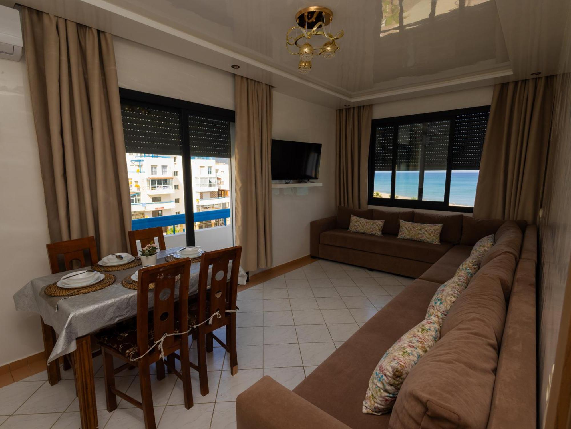 Luxury Vista Mar Apartment Martil Dış mekan fotoğraf